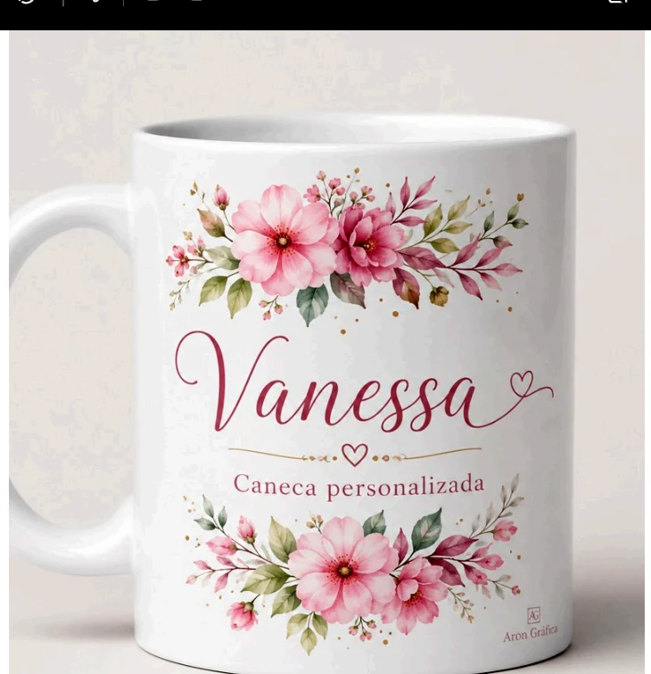 Caneca personalizada Vanessa